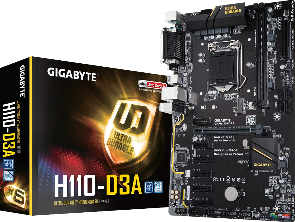 Gigabyte GA-H110-D3A (Rev. 1.0)